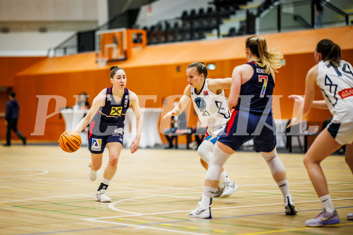 Basketball, Win2Day Basketball Damen Superliga 2023/24, Grunddurchgang 14.Runde, Vienna Timberwolves, SKN St. Pölten, Michaela Wildbacher (9)