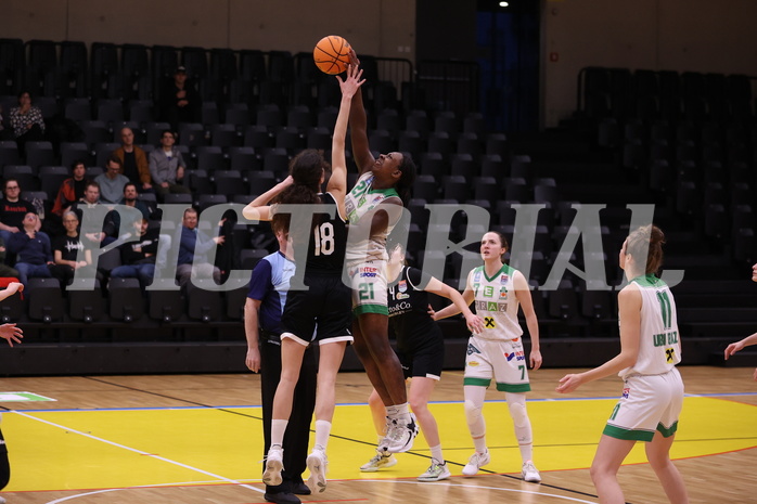 02.03.2024, Graz, Raiffeisen Sportpark, Basketball Damen Superliga 2023/24, Grunddurchgang 14.Runde, UBI Holding Graz - Basket Flames Women ,  