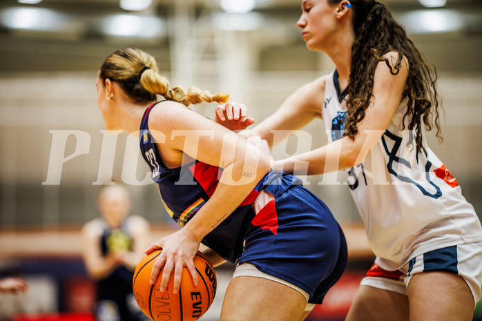 Basketball, Win2Day Basketball Damen Superliga 2023/24, Grunddurchgang 14.Runde, Vienna Timberwolves, SKN St. Pölten, Lea Feitl (33)