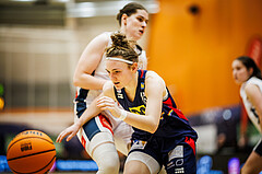 Basketball, Win2Day Basketball Damen Superliga 2023/24, Grunddurchgang 14.Runde, Vienna Timberwolves, SKN St. Pölten, Valentina Mayrhofer (16)