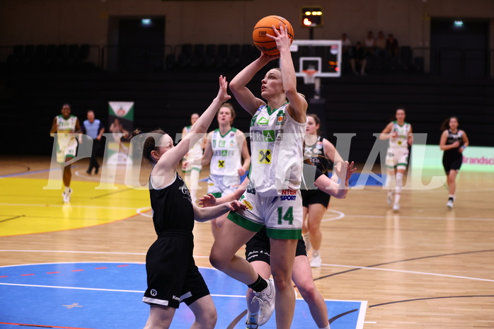 02.03.2024, Graz, Raiffeisen Sportpark, Basketball Damen Superliga 2023/24, Grunddurchgang 14.Runde, UBI Holding Graz - Basket Flames Women ,  