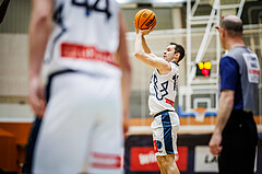 Basketball, Win2Day Superliga 2023/24, 1. Qualifikationsrunde, Vienna Timberwolves, Fürstenfeld Panthers, Jakob Szkutta (10)