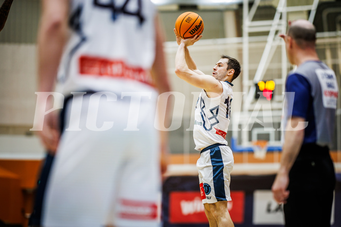 Basketball, Win2Day Superliga 2023/24, 1. Qualifikationsrunde, Vienna Timberwolves, Fürstenfeld Panthers, Jakob Szkutta (10)