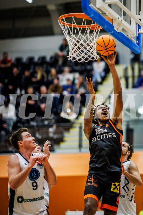 Basketball, Win2Day Superliga 2023/24, 1. Qualifikationsrunde, Vienna Timberwolves, Fürstenfeld Panthers, Joe Hampton (9)