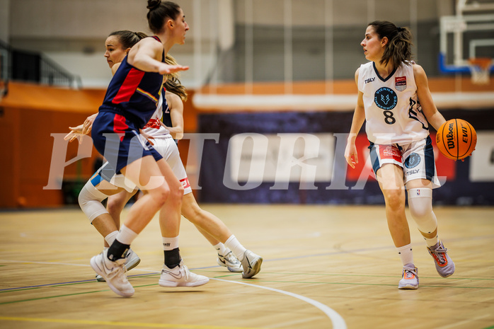 Basketball, Win2Day Basketball Damen Superliga 2023/24, Grunddurchgang 14.Runde, Vienna Timberwolves, SKN St. Pölten, Aleksandra Novakovic (8)