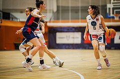 Basketball, Win2Day Basketball Damen Superliga 2023/24, Grunddurchgang 14.Runde, Vienna Timberwolves, SKN St. Pölten, Aleksandra Novakovic (8)