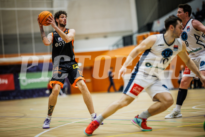 Basketball, Win2Day Superliga 2023/24, 1. Qualifikationsrunde, Vienna Timberwolves, Fürstenfeld Panthers, Phil Steffens (15)