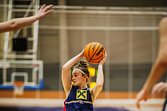 Basketball, Win2Day Basketball Damen Superliga 2023/24, Grunddurchgang 14.Runde, Vienna Timberwolves, SKN St. Pölten, Valentina Mayrhofer (16)