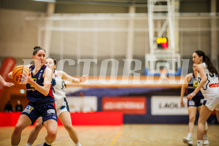 Basketball, Win2Day Basketball Damen Superliga 2023/24, Grunddurchgang 14.Runde, Vienna Timberwolves, SKN St. Pölten, Michaela Wildbacher (9)