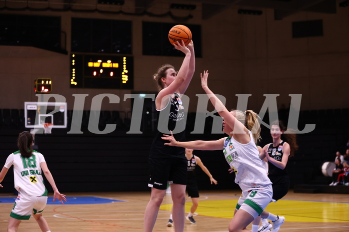 02.03.2024, Graz, Raiffeisen Sportpark, Basketball Damen Superliga 2023/24, Grunddurchgang 14.Runde, UBI Holding Graz - Basket Flames Women ,  