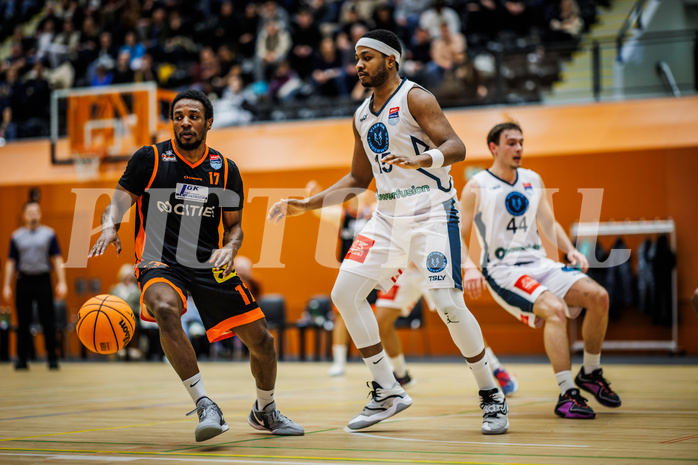 Basketball, Win2Day Superliga 2023/24, 1. Qualifikationsrunde, Vienna Timberwolves, Fürstenfeld Panthers, William Emiohe (15)