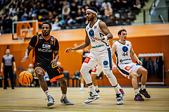 Basketball, Win2Day Superliga 2023/24, 1. Qualifikationsrunde, Vienna Timberwolves, Fürstenfeld Panthers, William Emiohe (15)