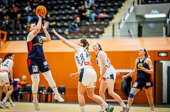 Basketball, Win2Day Basketball Damen Superliga 2023/24, Grunddurchgang 14.Runde, Vienna Timberwolves, SKN St. Pölten, Nina Krisper (11)