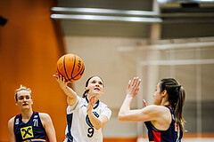 Basketball, Win2Day Basketball Damen Superliga 2023/24, Grunddurchgang 14.Runde, Vienna Timberwolves, SKN St. Pölten, Lara Binder (9)