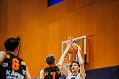 Basketball, Win2Day Superliga 2023/24, 1. Qualifikationsrunde, Vienna Timberwolves, Fürstenfeld Panthers, Jonas John (99)