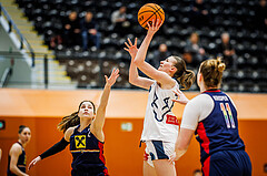 Basketball, Win2Day Basketball Damen Superliga 2023/24, Grunddurchgang 14.Runde, Vienna Timberwolves, SKN St. Pölten, Melanie Fischer (14)