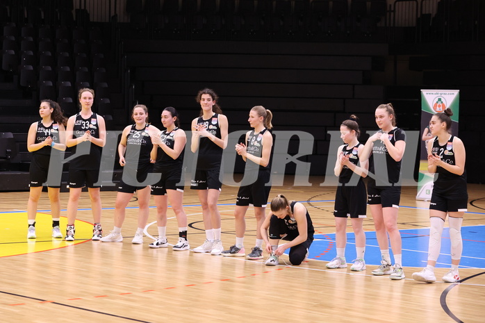 02.03.2024, Graz, Raiffeisen Sportpark, Basketball Damen Superliga 2023/24, Grunddurchgang 14.Runde, UBI Holding Graz - Basket Flames Women ,  