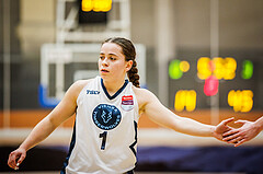 Basketball, Win2Day Basketball Damen Superliga 2023/24, Grunddurchgang 14.Runde, Vienna Timberwolves, SKN St. Pölten, Elisa Khamis (1)