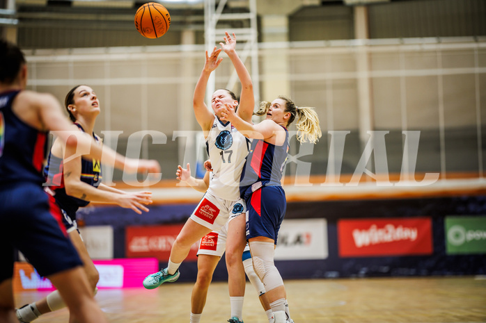 Basketball, Win2Day Basketball Damen Superliga 2023/24, Grunddurchgang 14.Runde, Vienna Timberwolves, SKN St. Pölten, Antonia Dumancic (17)