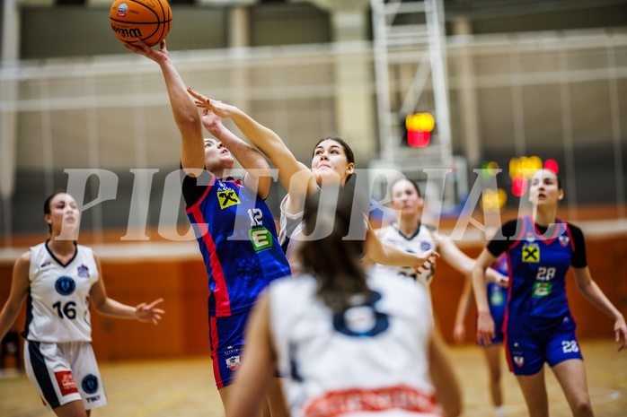 Basketball, Win2Day Basketball Damen Superliga 2024/25, Grunddurchgang 10.Runde, Vienna Timberwolves, UBSC DBBC Graz, Nikolina Kupres (12)