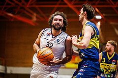 Basketball, win2day Basketball Superliga 2024/25, Grunddurchgang Runde 13, BBC Nord Dragonz, UBSC Graz, Sead Hadzifejzovic (32)