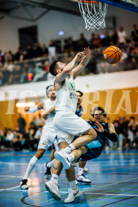 Basketball, Basketball Zweite Liga 2024/25, Grunddurchgang 13.Runde, UDW Alligators, Vienna Timberwolves, Daniel Schuch (10)