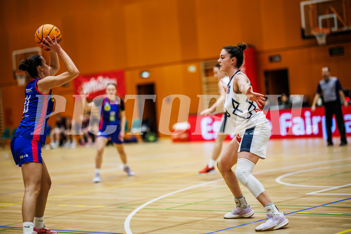 Basketball, Win2Day Basketball Damen Superliga 2024/25, Grunddurchgang 10.Runde, Vienna Timberwolves, UBSC DBBC Graz, Lejla Meskic (11)