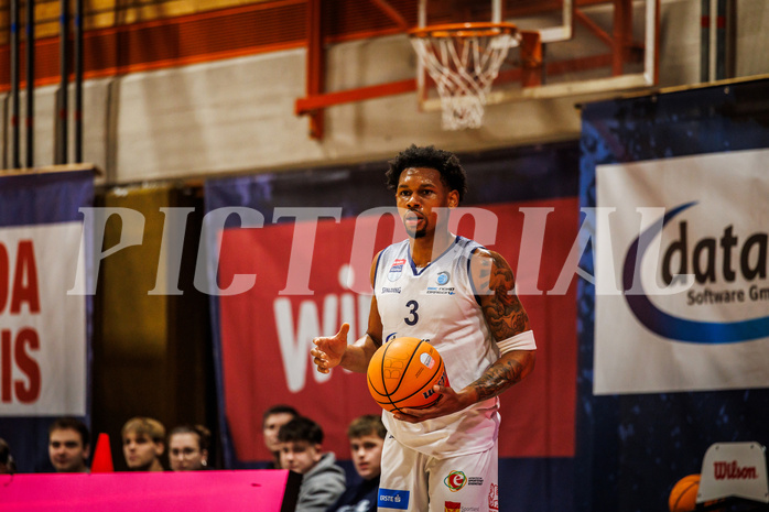 Basketball, win2day Basketball Superliga 2024/25, Grunddurchgang Runde 13, BBC Nord Dragonz, UBSC Graz, Rayshawn Mart (3)