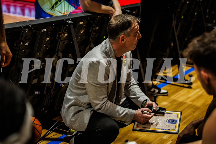 Basketball, win2day Basketball Superliga 2024/25, Grunddurchgang Runde 13, BBC Nord Dragonz, UBSC Graz, Ervin Dragsic (Head Coach)