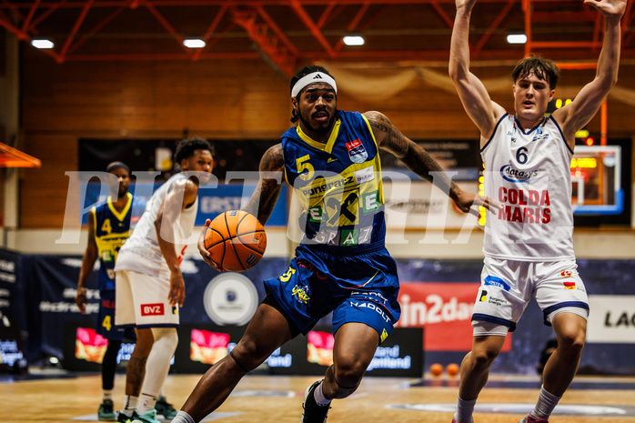 Basketball, win2day Basketball Superliga 2024/25, Grunddurchgang Runde 13, BBC Nord Dragonz, UBSC Graz, Gregory Johnson (5)