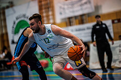 Basketball, Basketball Zweite Liga 2024/25, Grunddurchgang 13.Runde, UDW Alligators, Vienna Timberwolves, Matej Drgon (12)