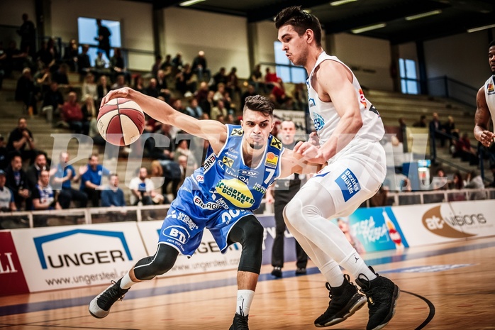 Basketball, ABL 2017/18, Grunddurchgang 31.Runde, Oberwart Gunners, Gmunden Swans, Adrian Mitchell (7)