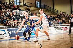 Basketball, ABL 2017/18, Grunddurchgang 31.Runde, Oberwart Gunners, Gmunden Swans, Matthias Linortner (12)