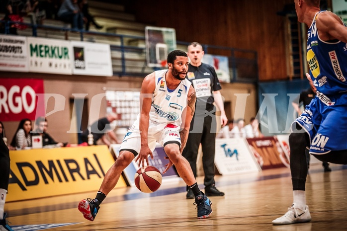Basketball, ABL 2017/18, Grunddurchgang 31.Runde, Oberwart Gunners, Gmunden Swans, Jerome Seagears (5)