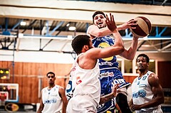 Basketball, ABL 2017/18, Grunddurchgang 31.Runde, Oberwart Gunners, Gmunden Swans, Daniel Friedrich (6)
