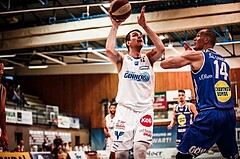 Basketball, ABL 2017/18, Grunddurchgang 31.Runde, Oberwart Gunners, Gmunden Swans, Benjamin Blazevic (12)