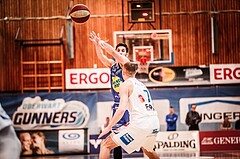 Basketball, ABL 2017/18, Grunddurchgang 31.Runde, Oberwart Gunners, Gmunden Swans, Daniel Friedrich (6)