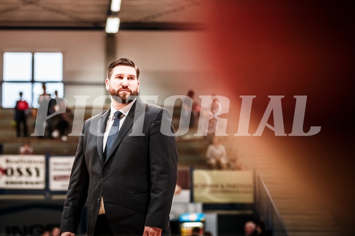 Basketball, ABL 2017/18, Grunddurchgang 31.Runde, Oberwart Gunners, Gmunden Swans, Horst Leitner (Coach)