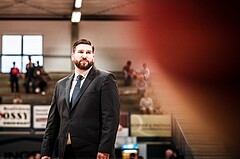 Basketball, ABL 2017/18, Grunddurchgang 31.Runde, Oberwart Gunners, Gmunden Swans, Horst Leitner (Coach)