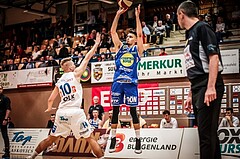 Basketball, ABL 2017/18, Grunddurchgang 31.Runde, Oberwart Gunners, Gmunden Swans, Adrian Mitchell (7)