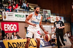 Basketball, ABL 2017/18, Grunddurchgang 31.Runde, Oberwart Gunners, Gmunden Swans, Jerome Seagears (5)
