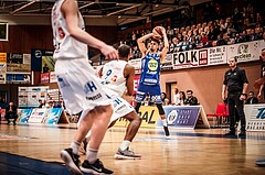 Basketball, ABL 2017/18, Grunddurchgang 31.Runde, Oberwart Gunners, Gmunden Swans, Adrian Mitchell (7)