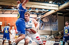 Basketball, ABL 2017/18, Grunddurchgang 31.Runde, Oberwart Gunners, Gmunden Swans, Renato Poljak (16)