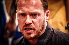 Basketball, ABL 2017/18, Grunddurchgang 31.Runde, Oberwart Gunners, Gmunden Swans, Bernd Wimmer (Headcoach)