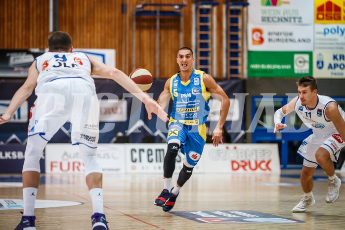 Basketball, Admiral Basketball Superliga 2019/20, Grunddurchgang 6.Runde, Oberwart Gunners, St. Pölten, Philip Jalalpoor (5)