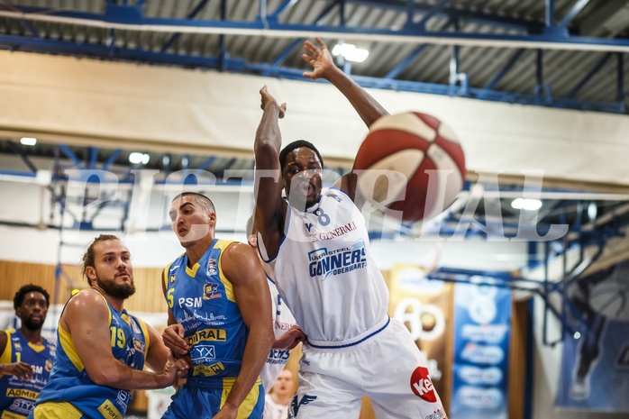 Basketball, Admiral Basketball Superliga 2019/20, Grunddurchgang 6.Runde, Oberwart Gunners, St. Pölten, Eric Katenda (8)