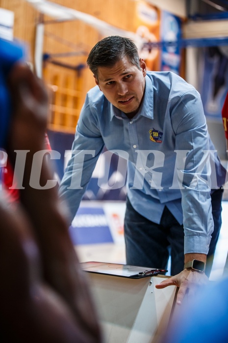 Basketball, Admiral Basketball Superliga 2019/20, Grunddurchgang 6.Runde, Oberwart Gunners, St. Pölten, Andreas Worenz (Head Coach)