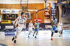 Basketball, Admiral Basketball Superliga 2019/20, Grunddurchgang 6.Runde, Oberwart Gunners, St. Pölten, Andrius Mikutis (5)