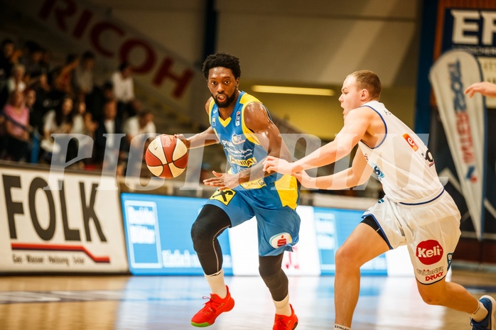 Basketball, Admiral Basketball Superliga 2019/20, Grunddurchgang 6.Runde, Oberwart Gunners, St. Pölten, Felix Lewis (1)