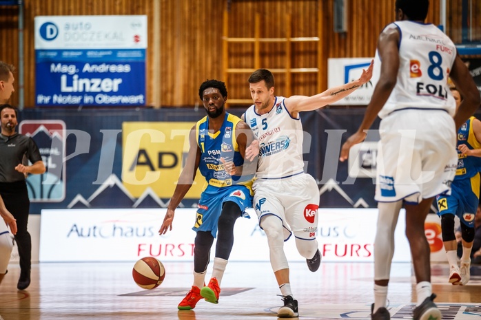 Basketball, Admiral Basketball Superliga 2019/20, Grunddurchgang 6.Runde, Oberwart Gunners, St. Pölten, Felix Lewis (1)